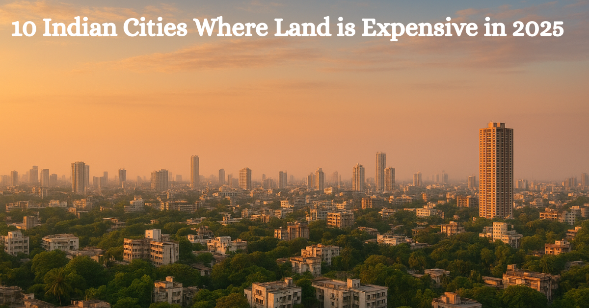 10 Indian Cities Where Land is Most Expensive in 2025