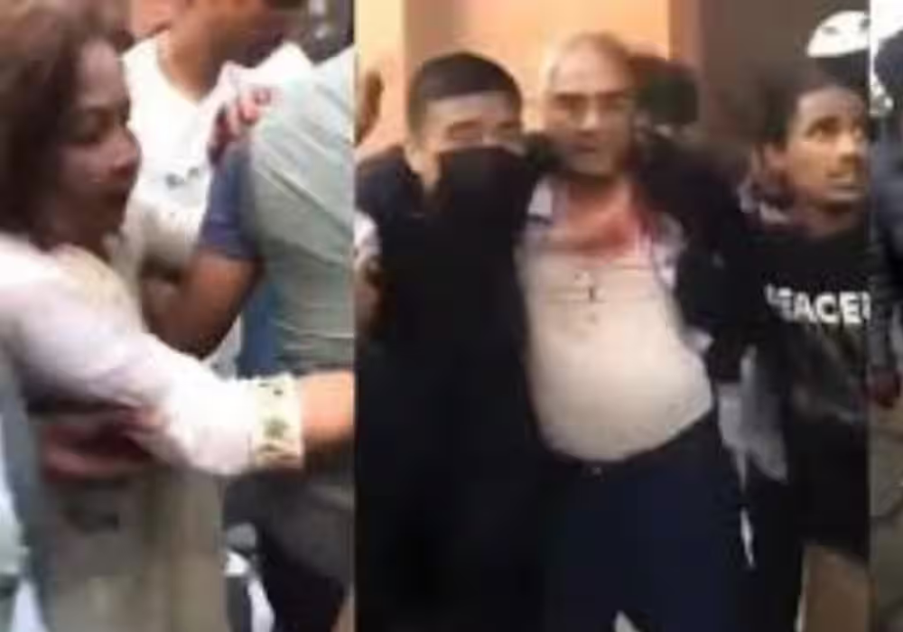 Sher Bahadur Deuba and Arzu Rana Deuba — assaulted amid chaos.