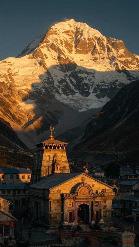 Kedarnath Temple Beautiful View