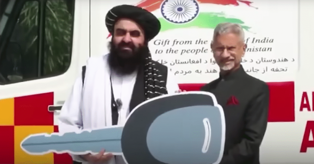 Taliban foriegn minister meets India foreign minister