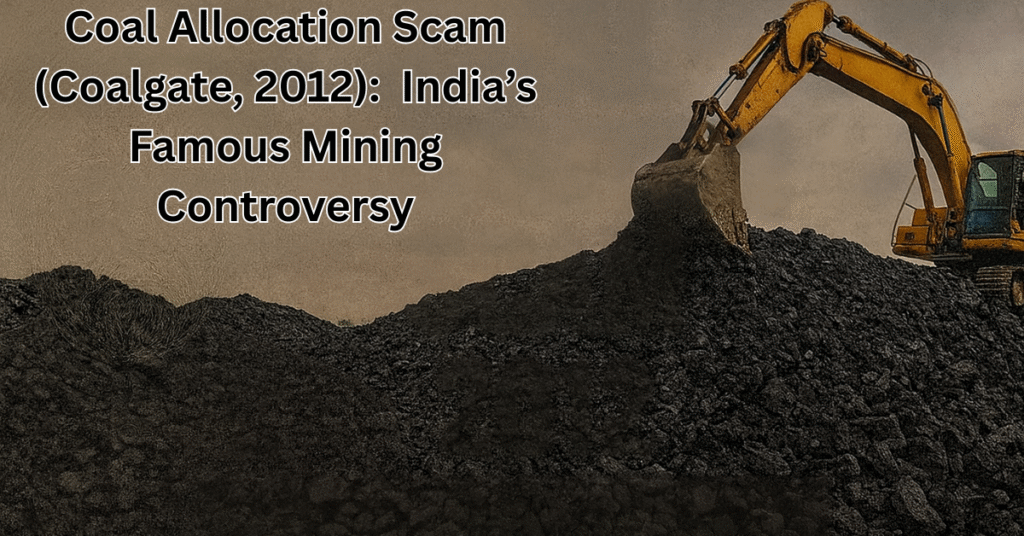 Coal Allocation Scam (Coalgate, 2012): The Full Story Behind India’s Famous Mining Controversy
