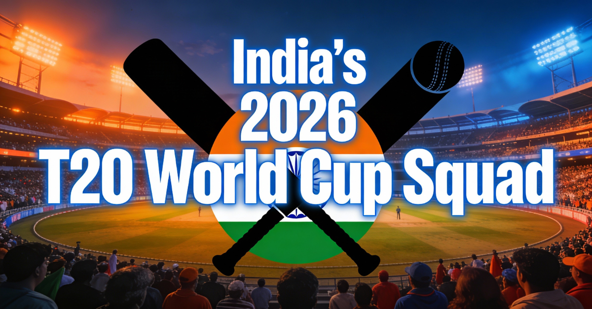 India’s Official Squad for the ICC Men’s T20 World Cup 2026