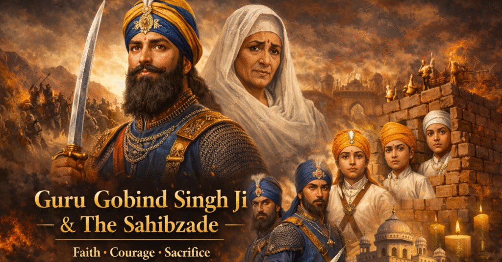 Guru Gobind Singh Ji and His Family