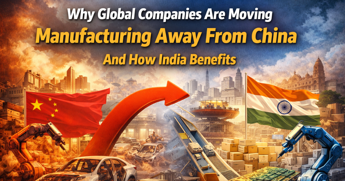 Global Companies Are Moving Manufacturing Away From China