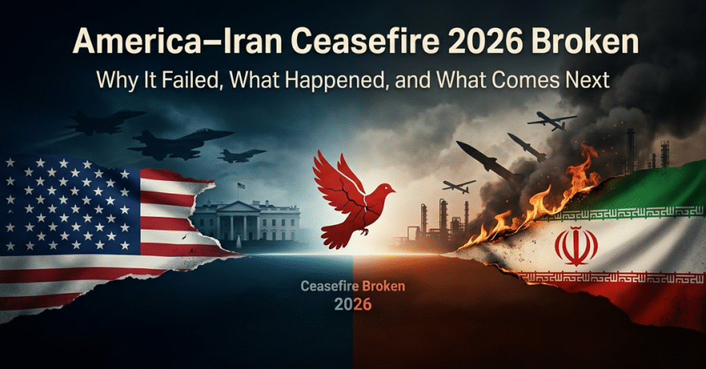 America–Iran Ceasefire 2026 Broken